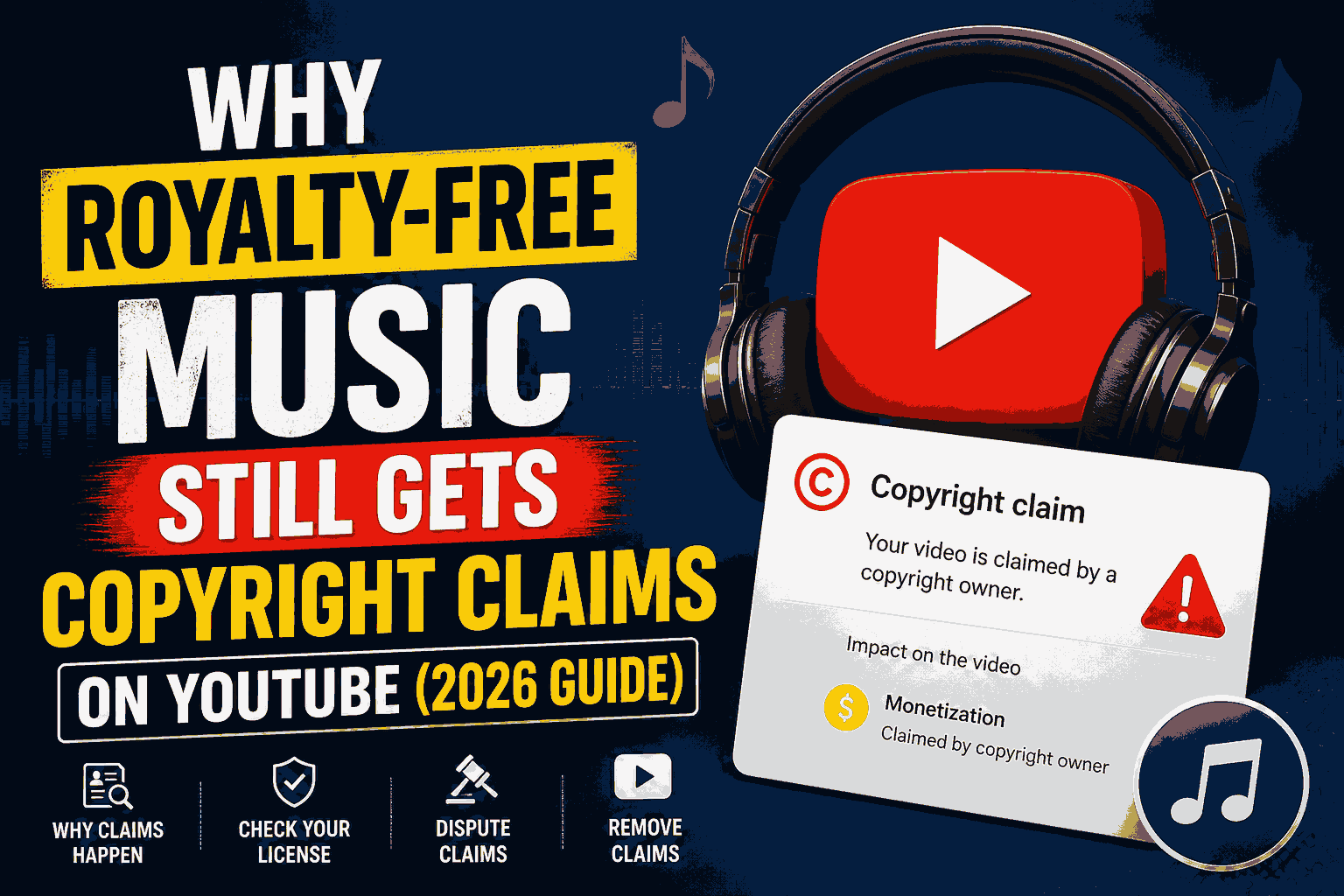 Why Royalty-Free Music Still Gets Copyright Claims on YouTube